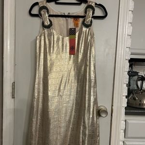 tory burch gold dress Serena van der Woodsen's Tory Burch Gold Sequin Mini Dress, Gossip Gir –  xoxoposhipgirl main image 0